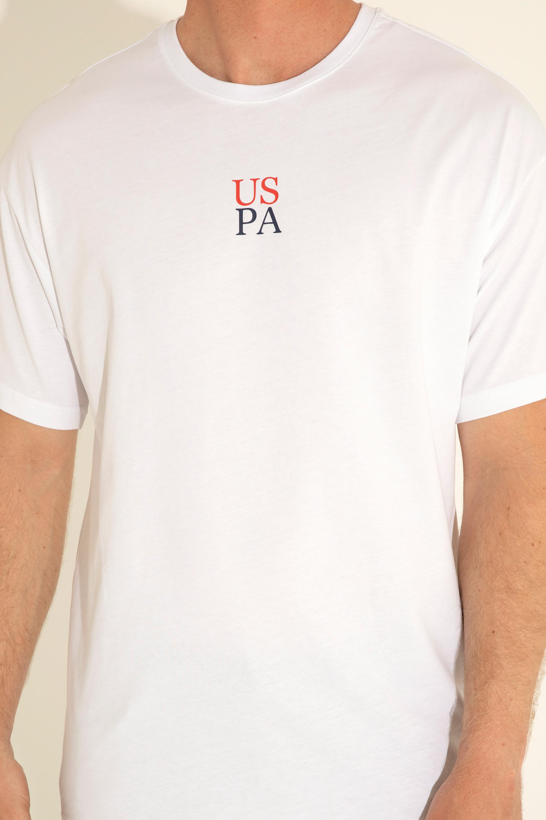 Erkek Comfort Fit Bisiklet Yaka Beyaz Tişört