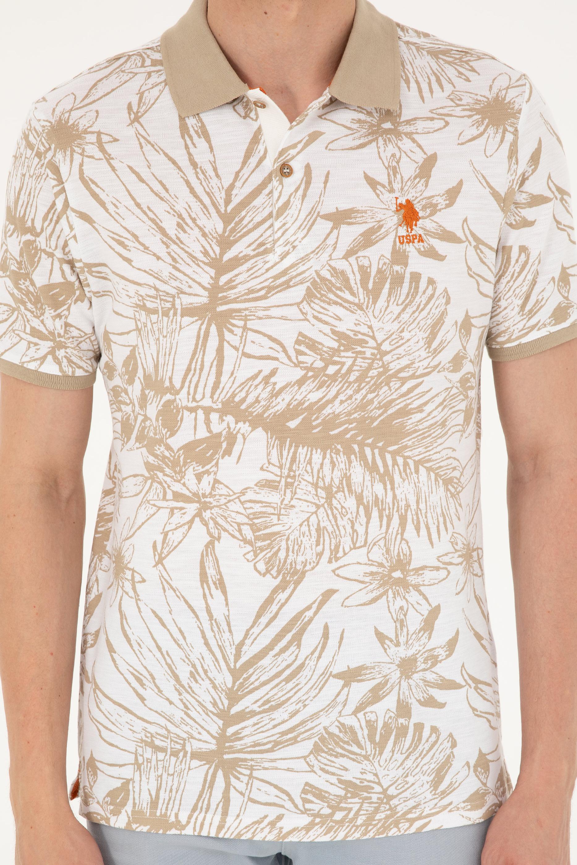 Erkek Regular Fit Polo Yaka Açık Haki Tişört