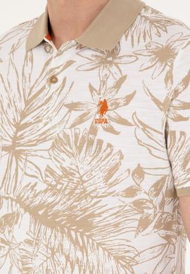 Erkek Regular Fit Polo Yaka Açık Haki Tişört - 50281518001