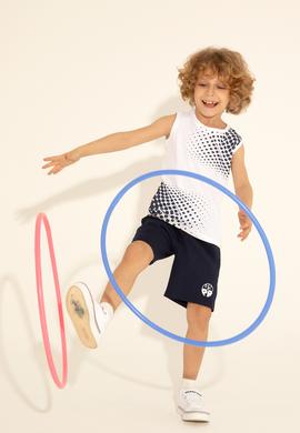 Erkek Çocuk Lacivert Örme Şort - 50288130020