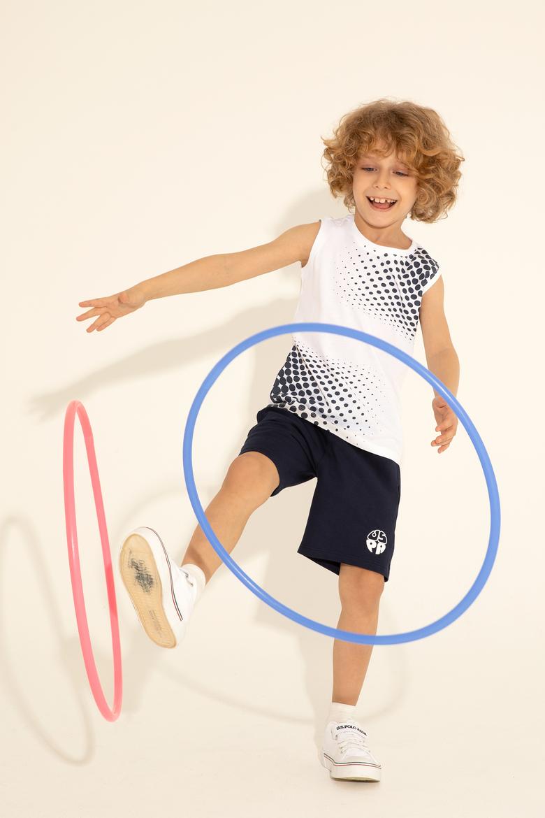 Erkek Çocuk Lacivert Örme Şort - 50288130020