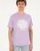 Erkek Regular Fit Bisiklet Yaka Lila Tişört