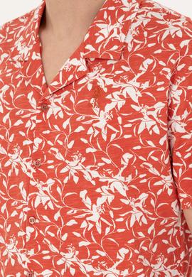 Erkek Comfort Fit Polo Yaka Pudra Tişört - 50281059013