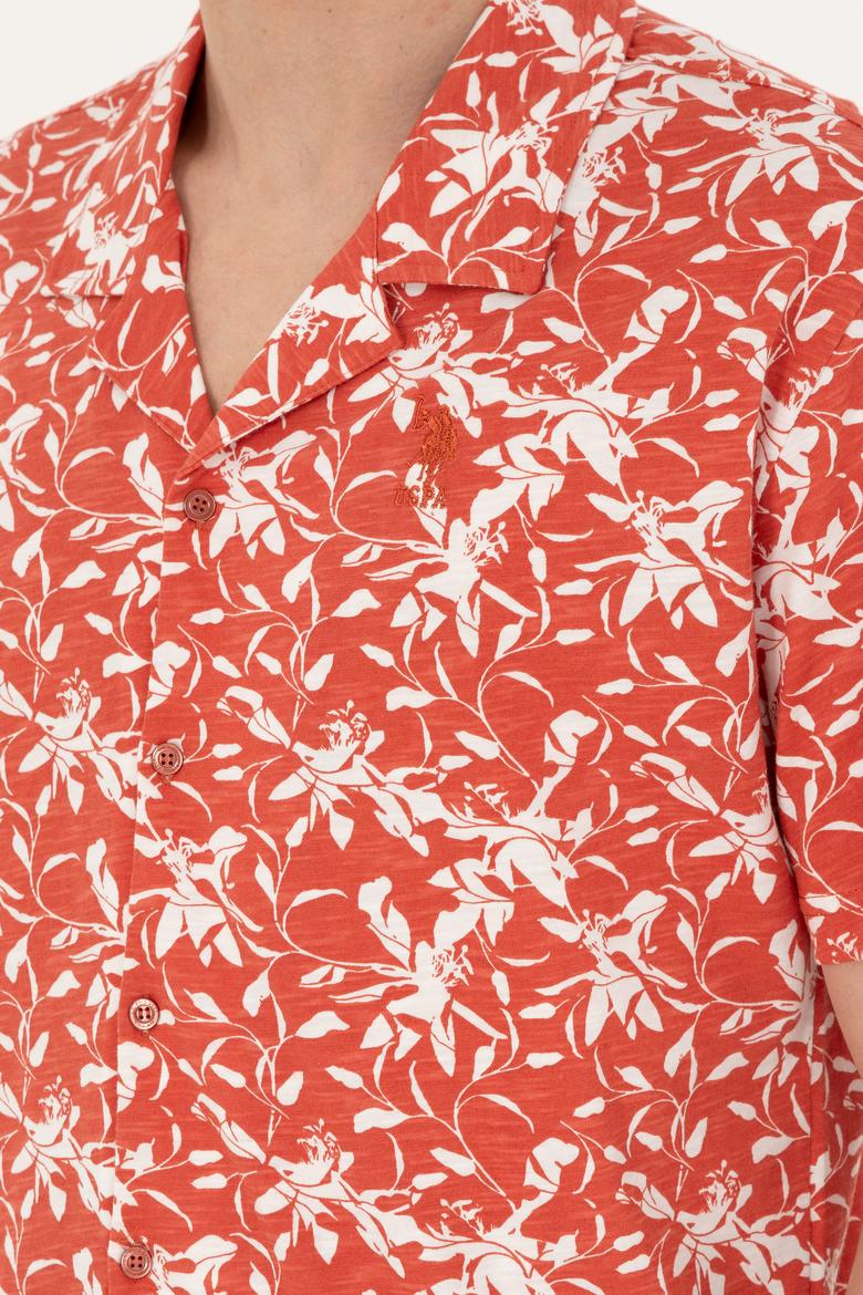 Erkek Comfort Fit Polo Yaka Pudra Tişört - 50281059013