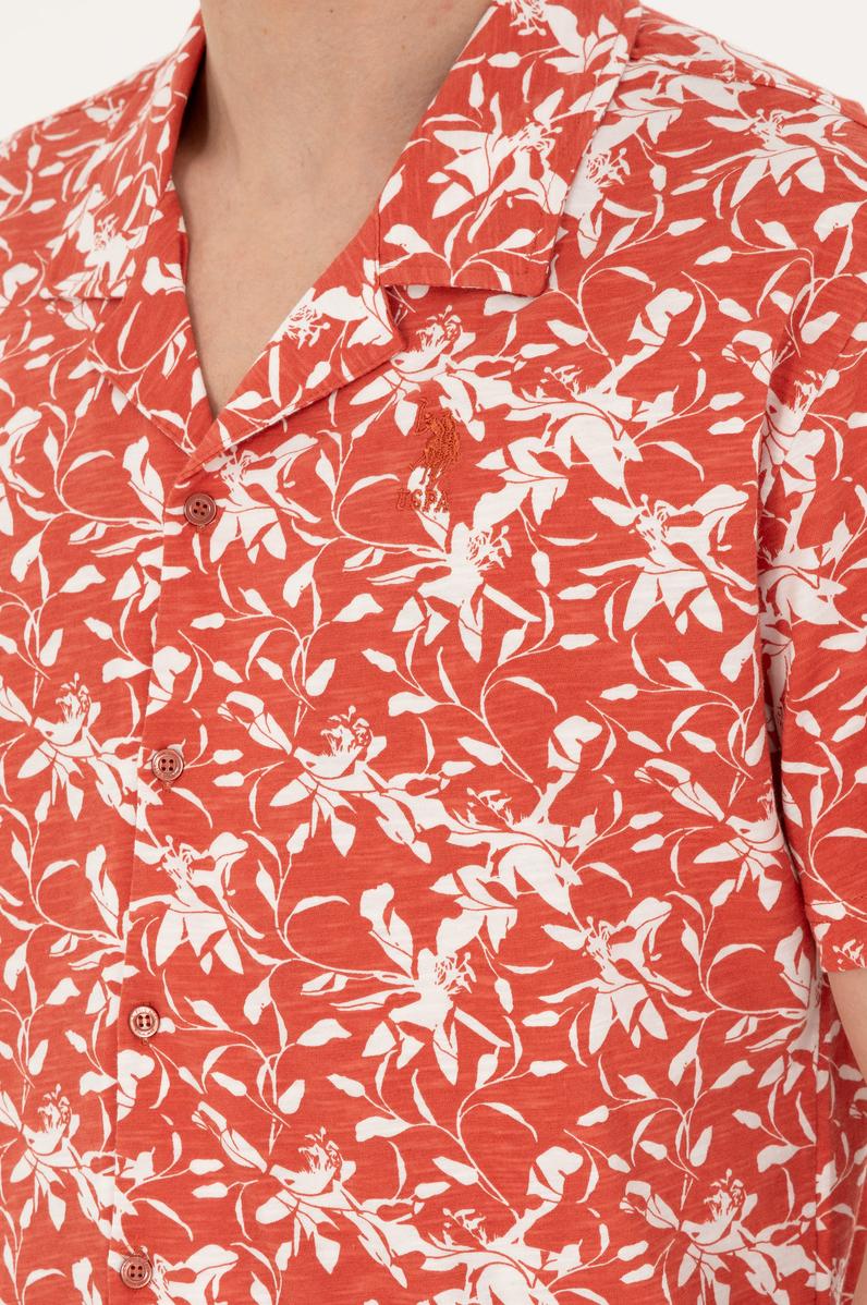 Erkek Comfort Fit Polo Yaka Pudra Tişört