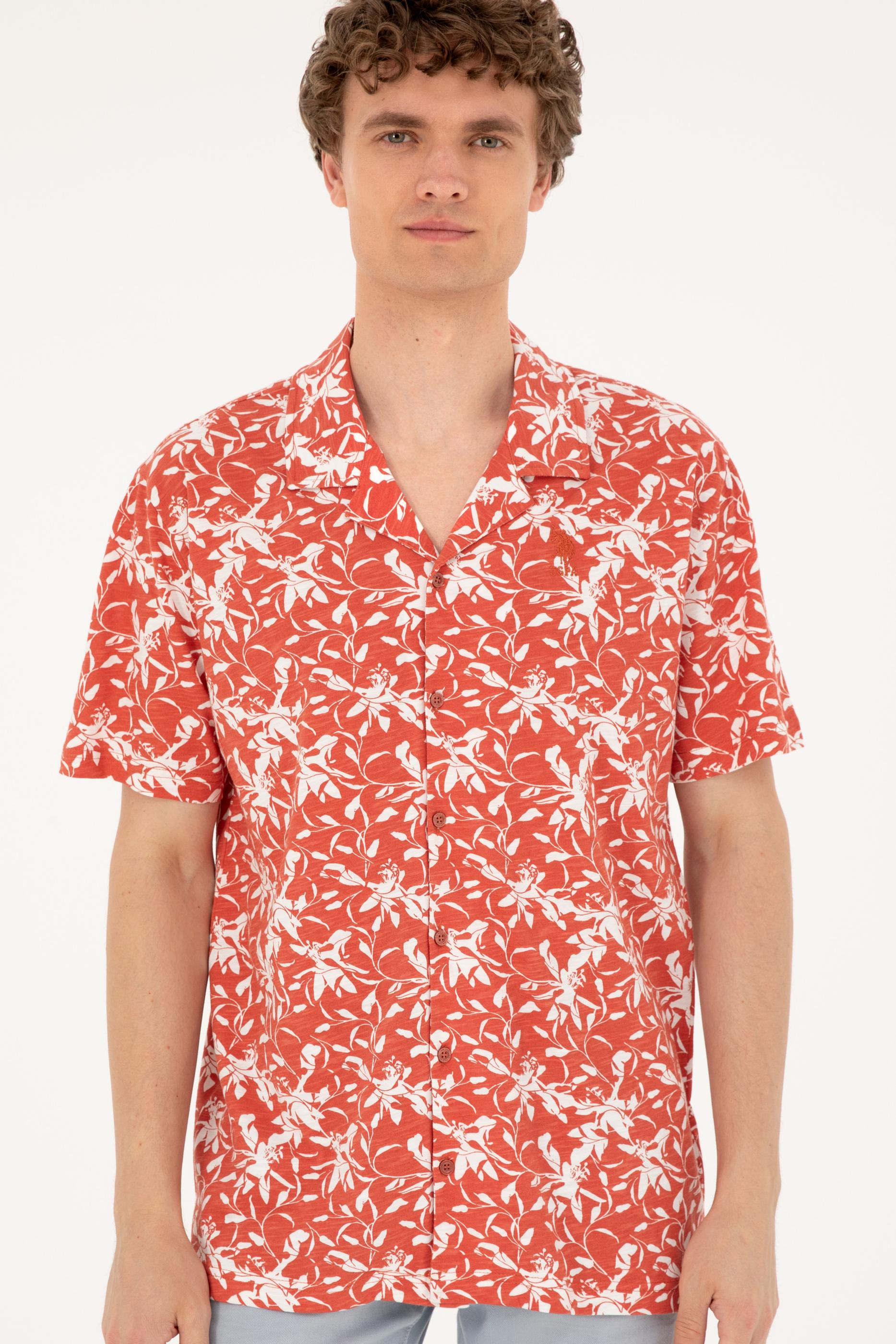 Erkek Comfort Fit Polo Yaka Pudra Tişört