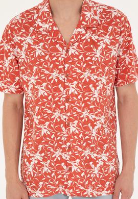 Erkek Comfort Fit Polo Yaka Pudra Tişört - 50281059013