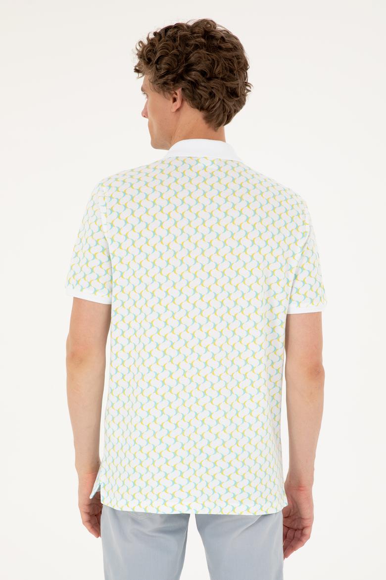 Erkek Regular Fit Polo Yaka Mint Tişört - 50281925028