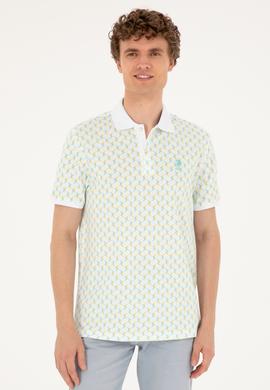 Erkek Regular Fit Polo Yaka Mint Tişört - 50281925028