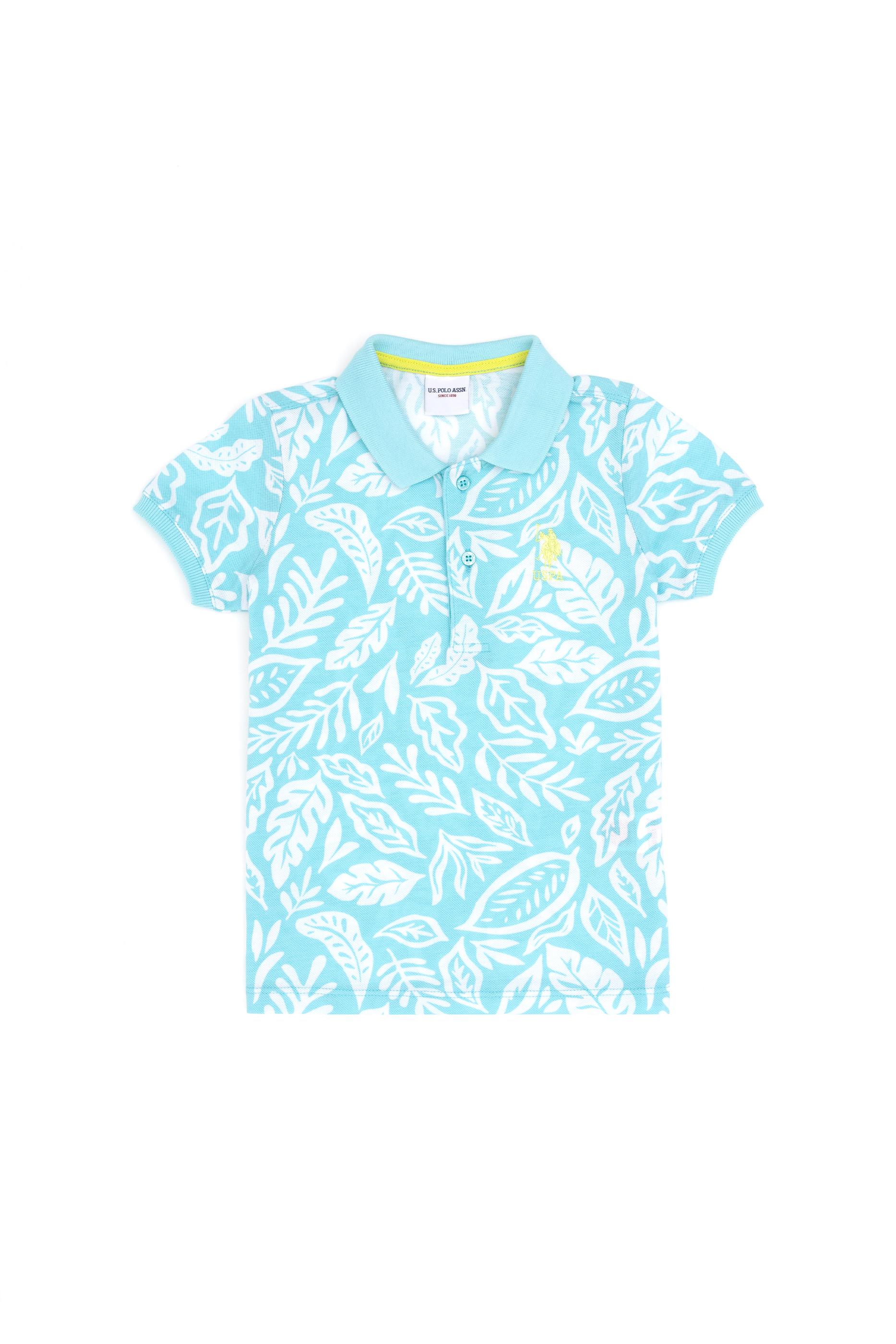 Erkek Çocuk Mint Polo Yaka Tişört