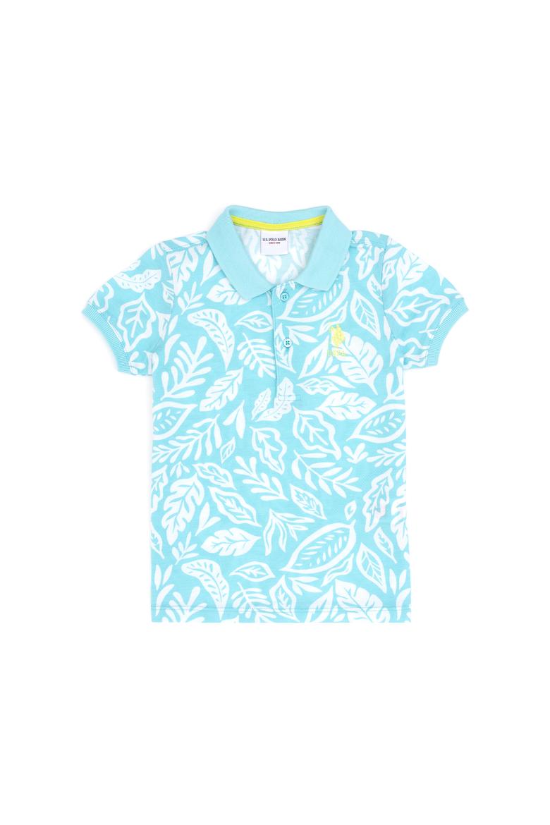 Erkek Çocuk Mint Polo Yaka Tişört