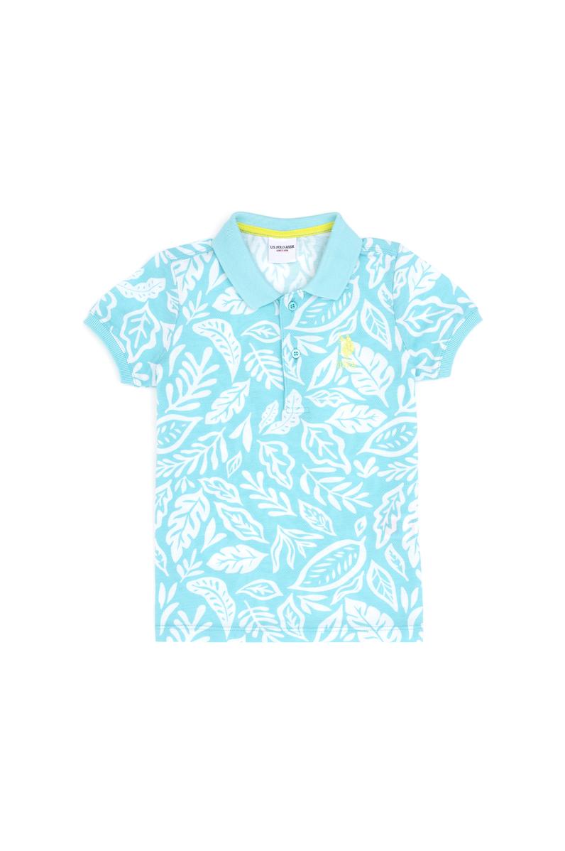 Erkek Çocuk Mint Polo Yaka Tişört