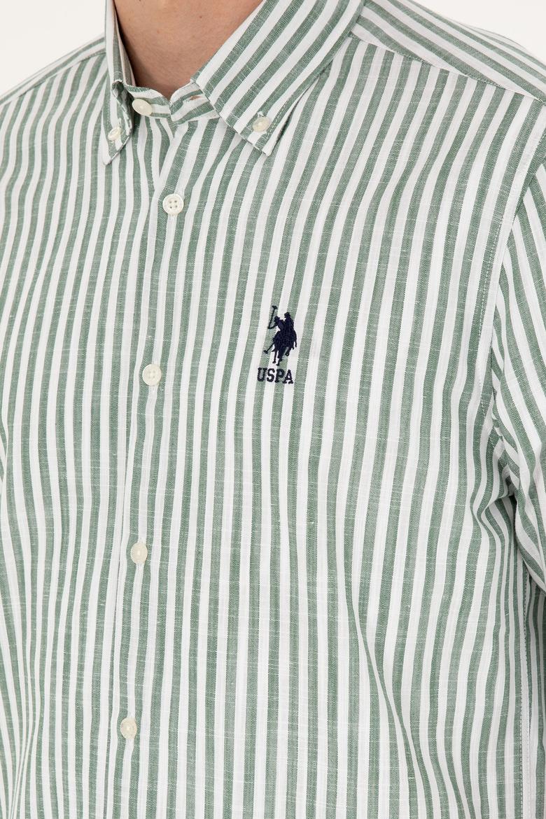 Erkek Haki Uzun Kollu Gömlek - 50288678010