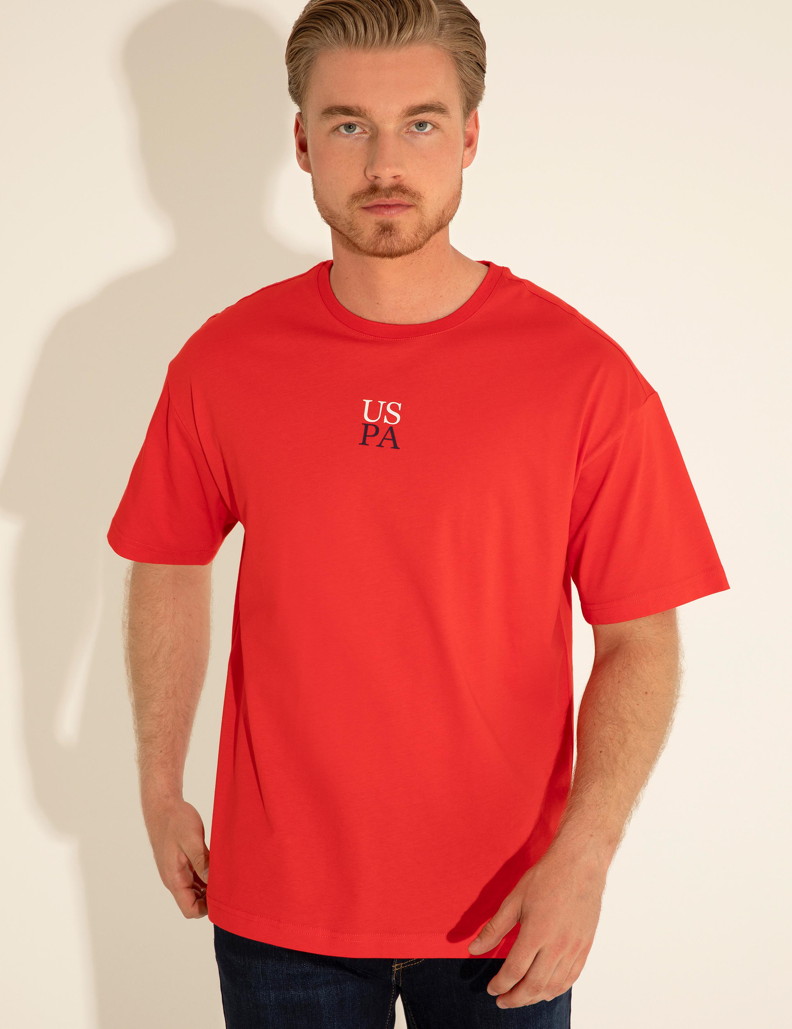 تی شرت یقه گرد آستین کوتاه ریلکس یقه گرد مردانه یو اس پولو | U.S. Polo Assn. - تصویر 4