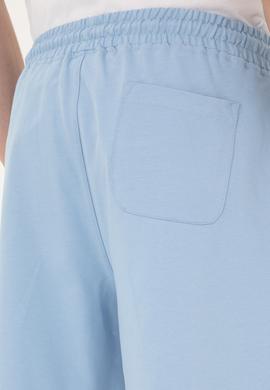 Erkek Açık Mavi Örme Şort - 50289285057