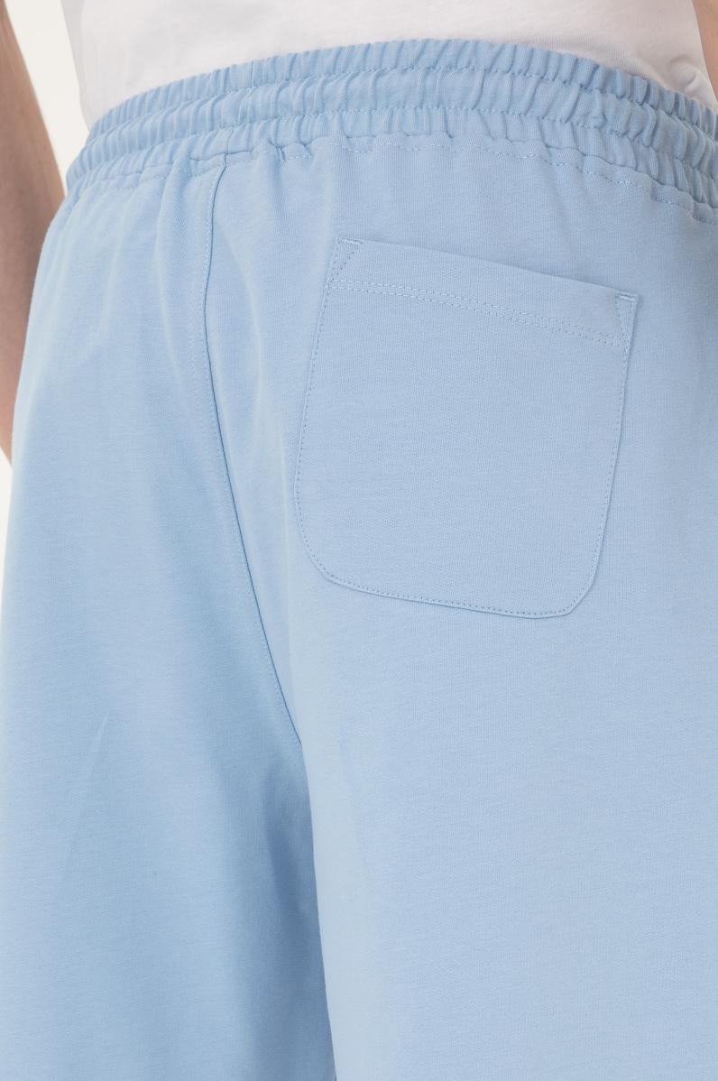 Erkek Açık Mavi Örme Şort