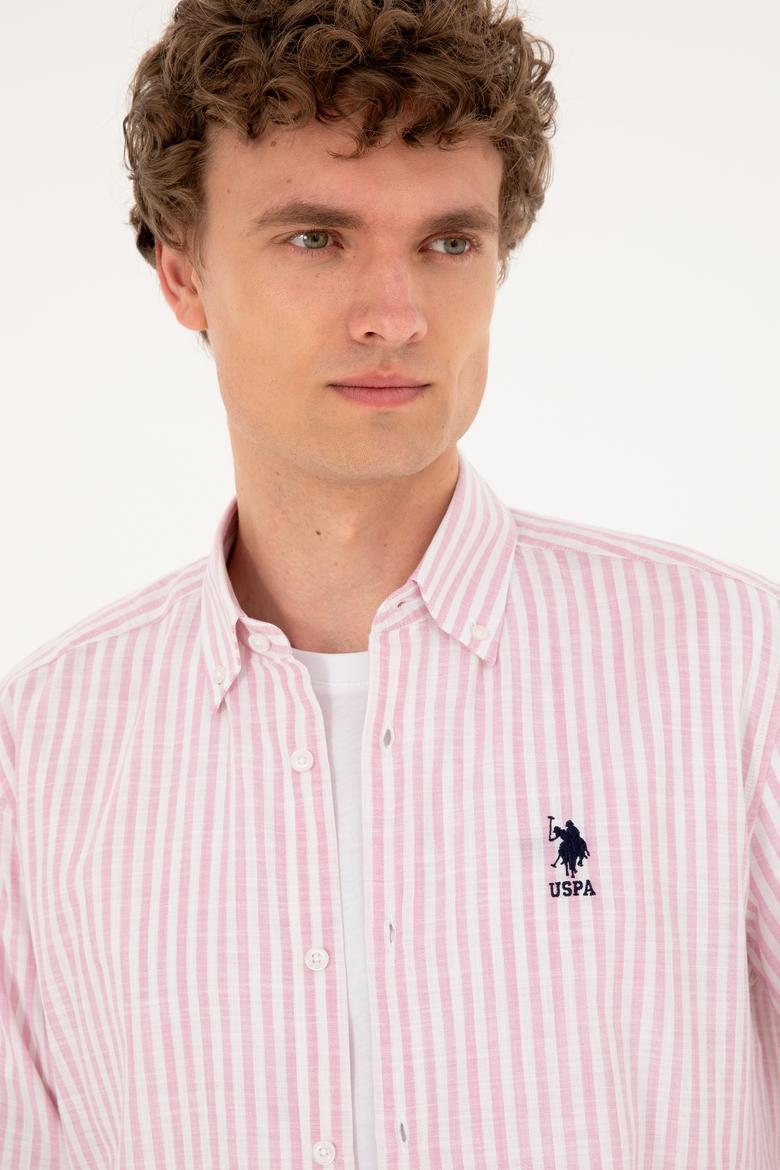 Erkek Pudra Uzun Kollu Gömlek - 50288678028