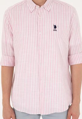 Erkek Pudra Uzun Kollu Gömlek - 50288678028