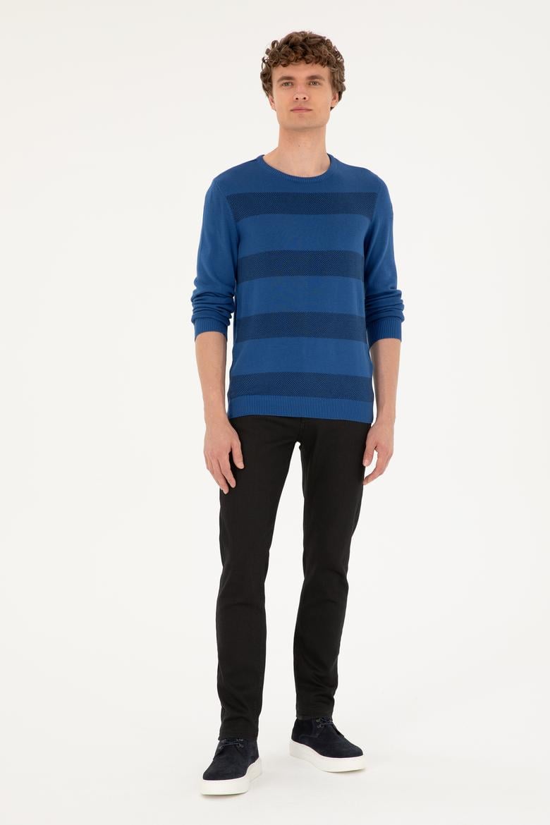 Erkek Siyah Jean Pantolon