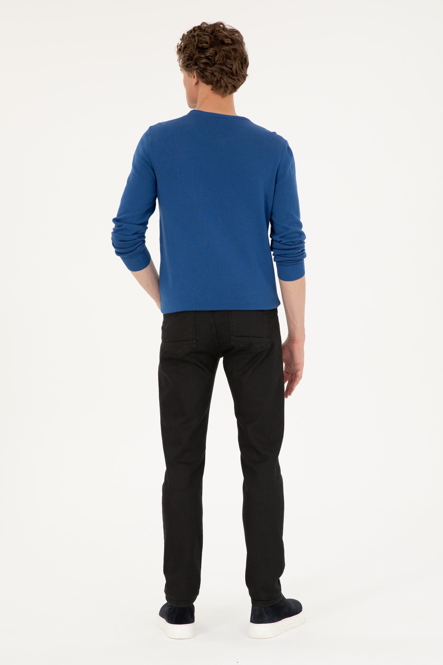 Erkek Siyah Jean Pantolon