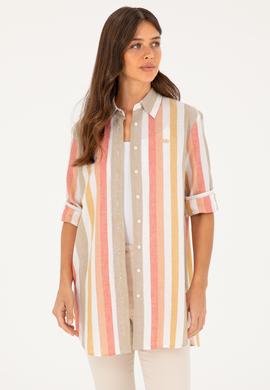 Kadın Pudra Uzun Kollu Gömlek - 50288407002