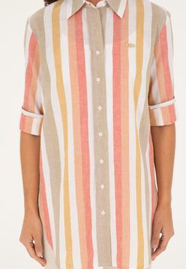 Kadın Pudra Uzun Kollu Gömlek - 50288407002