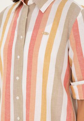 Kadın Pudra Uzun Kollu Gömlek - 50288407002