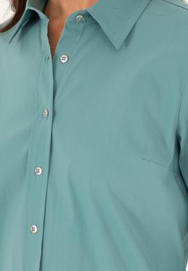 Kadın Mint Uzun Kollu Basic Gömlek - 50271263041