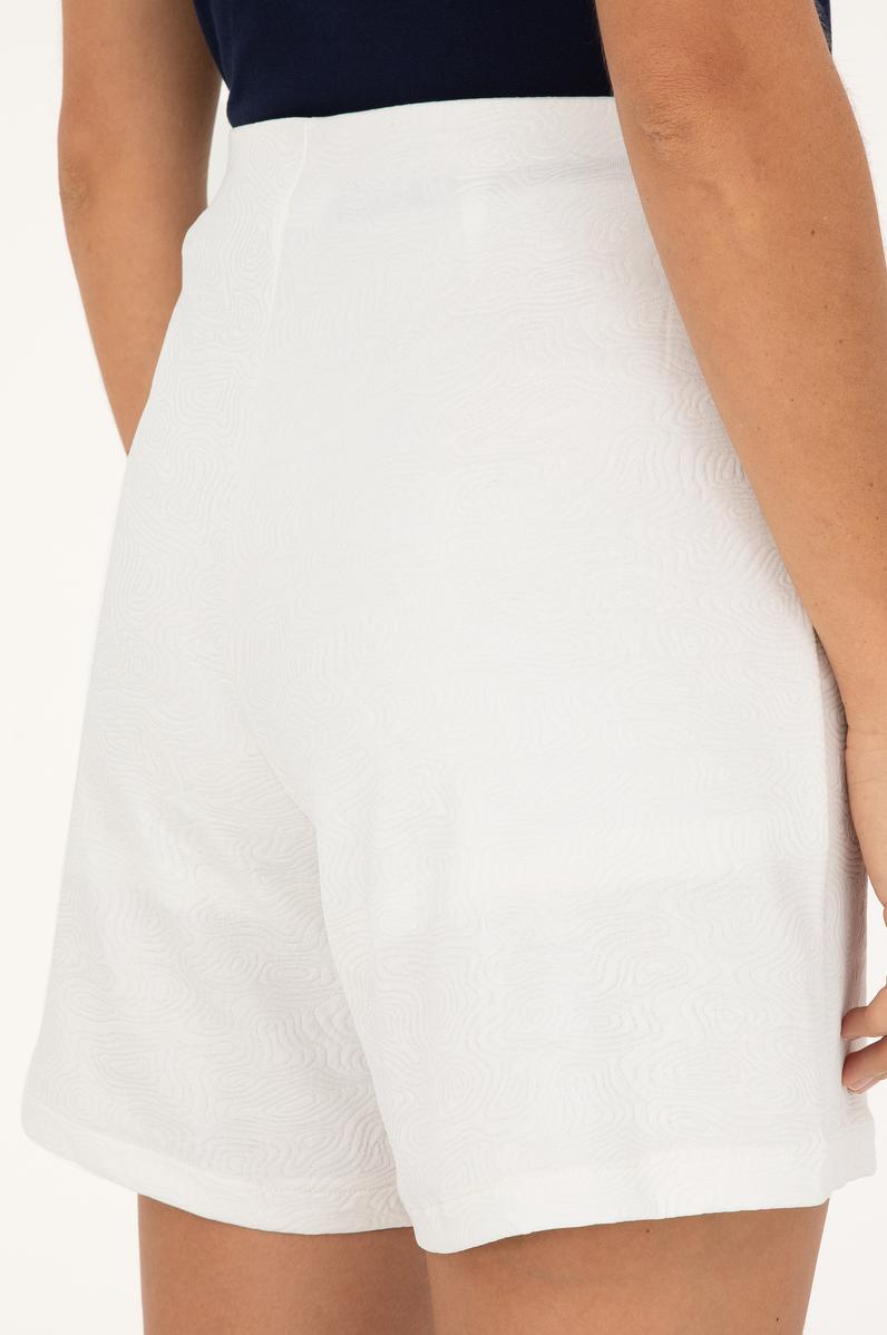 Kadın Ekru Örme Şort