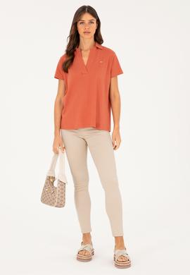 Kadın Taş Toothpick Fit Kanvas Pantolon - 50281692049