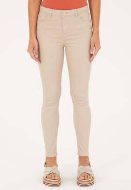 Kadın Taş Toothpick Fit Kanvas Pantolon - 50281692049