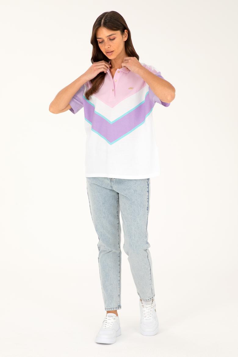 Kadın Lila Tişört - 50283372004