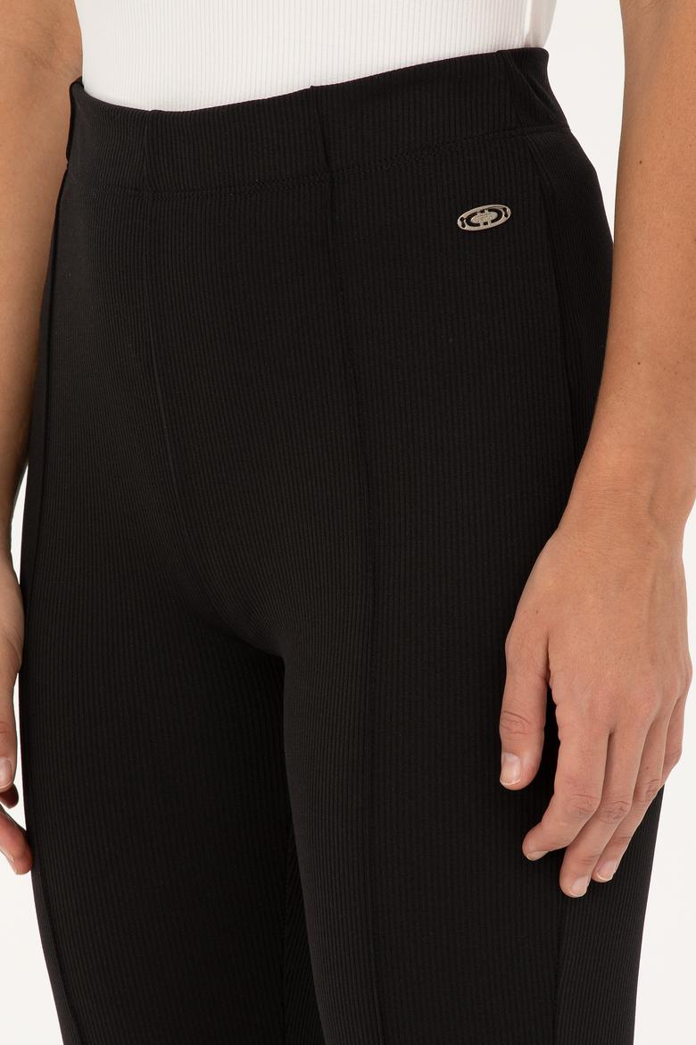 Kadın Siyah Eşofman Altı - 50286255019