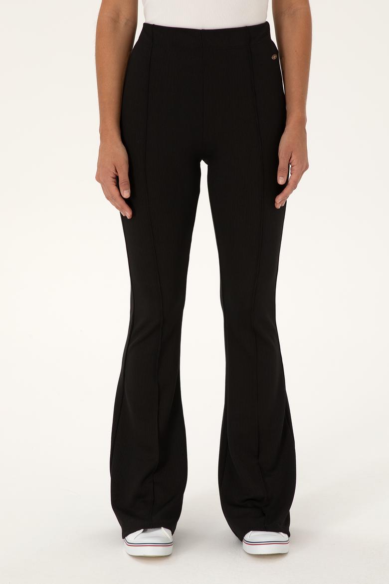 Kadın Siyah Eşofman Altı - 50286255019