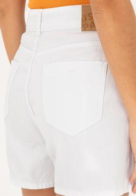 Kadın Beyaz Mini Boy Jean Etek - 50288952004