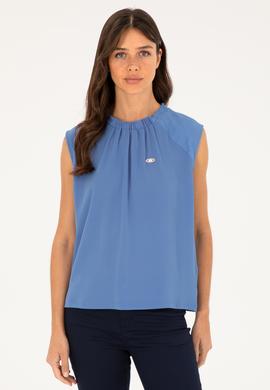 Kadın Saks Tişört - 50281802023