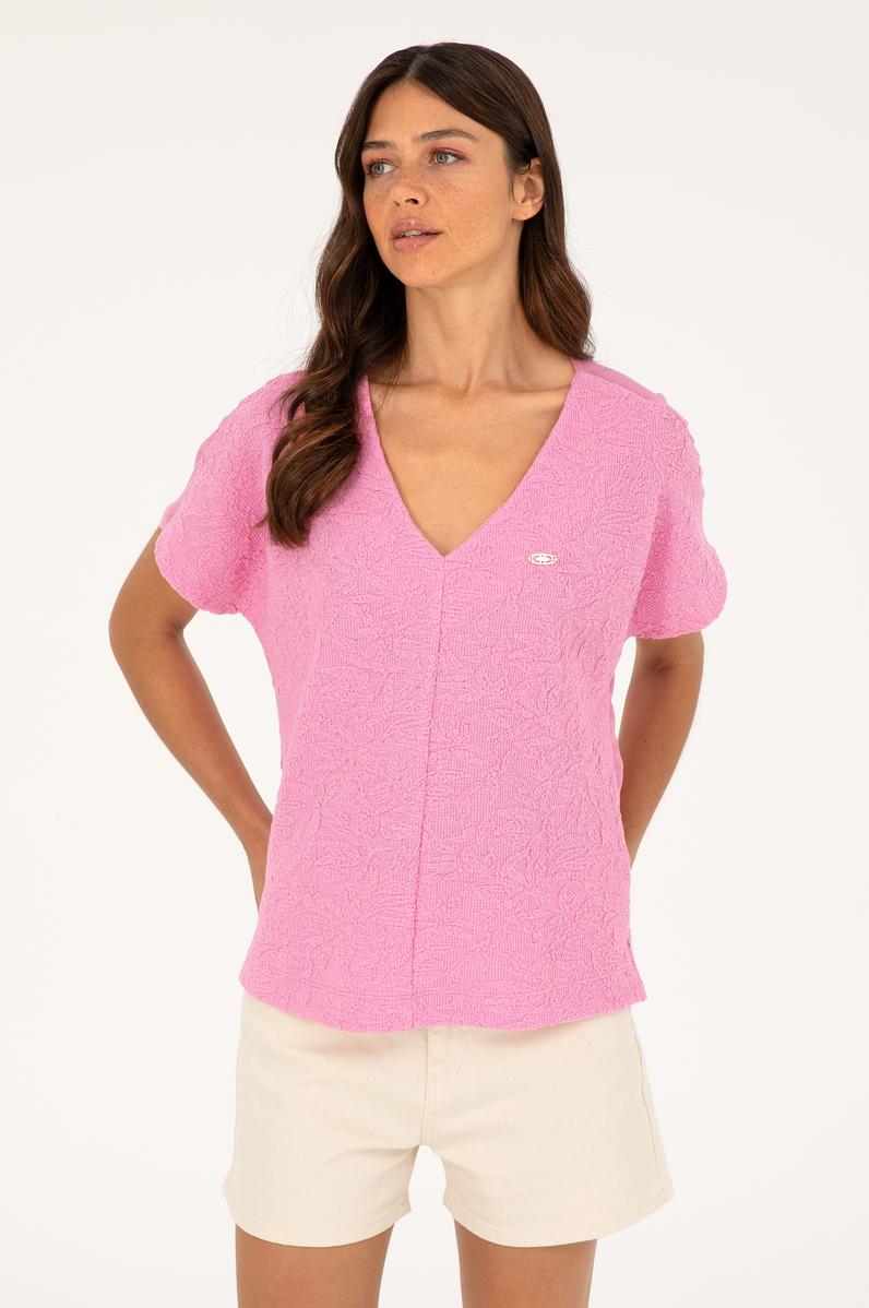 Kadın Menekşe Tişört