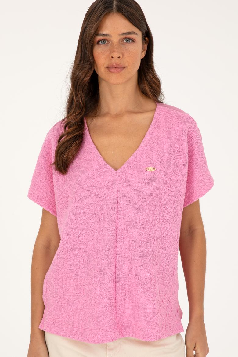 Kadın Menekşe Tişört - 50281815004