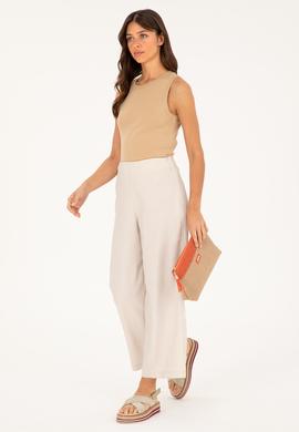 Kadın Taş Kanvas Pantolon - 50281818005