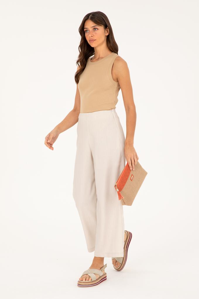 Kadın Taş Kanvas Pantolon