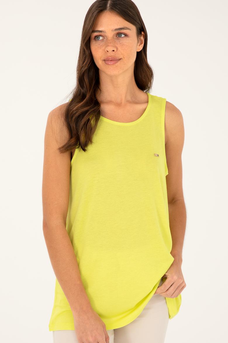 Kadın Fıstık Yeşili Tişört - 50286052031