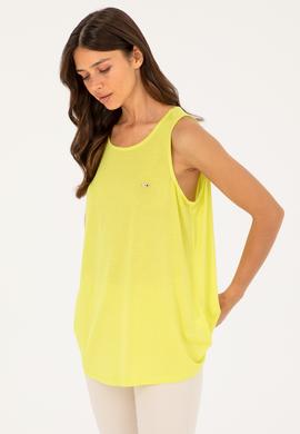 Kadın Fıstık Yeşili Tişört - 50286052031