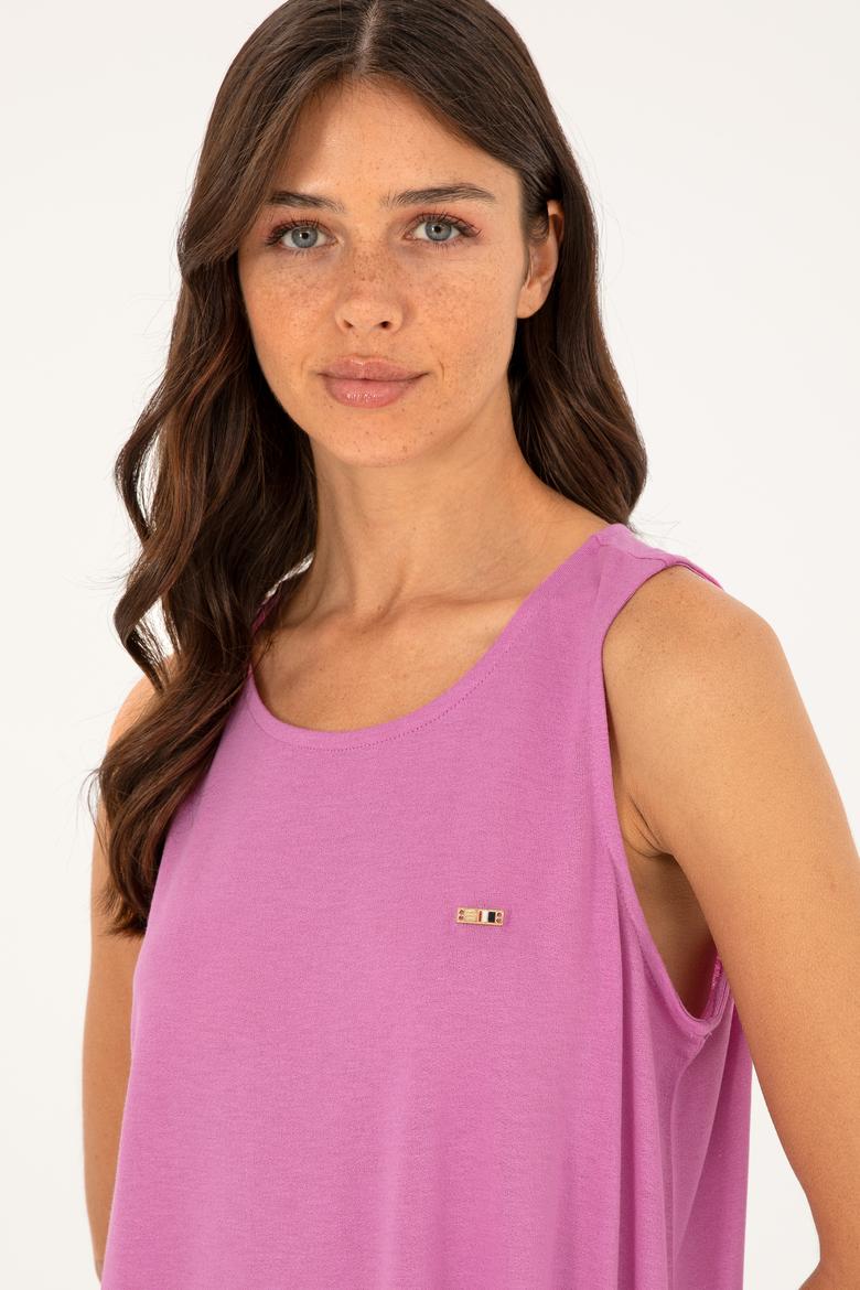 Kadın Menekşe Tişört - 50286052045