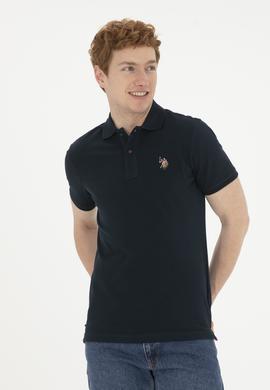 Erkek Koyu Lacivert Basic Tişört - 50267944200