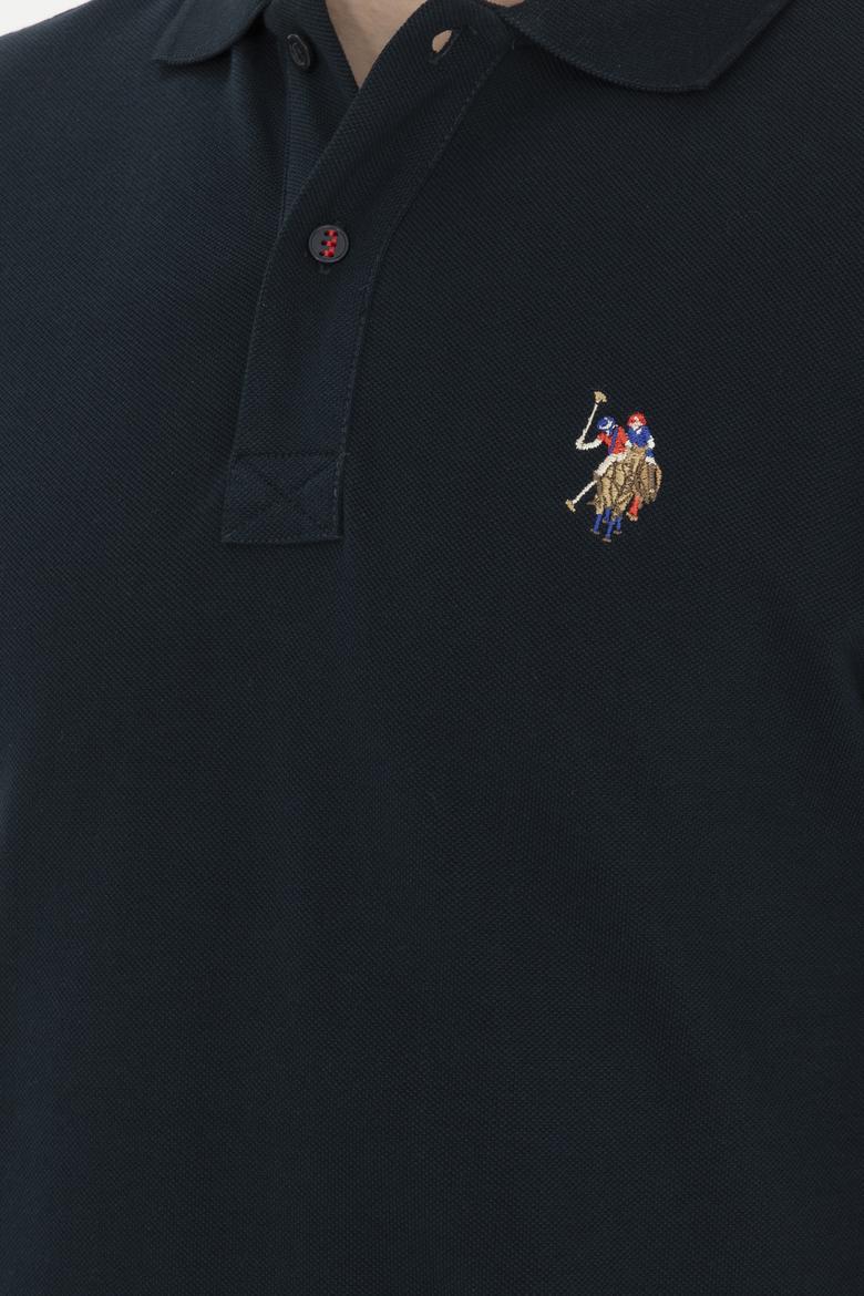 Erkek Koyu Lacivert Basic Tişört - 50267944200