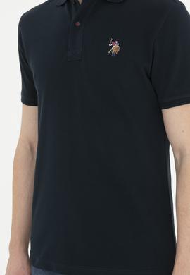 Erkek Koyu Lacivert Basic Tişört - 50267944200