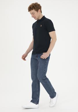 Erkek Koyu Lacivert Basic Tişört - 50267944200