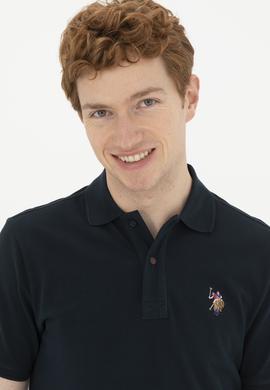 Erkek Koyu Lacivert Basic Tişört - 50267944200