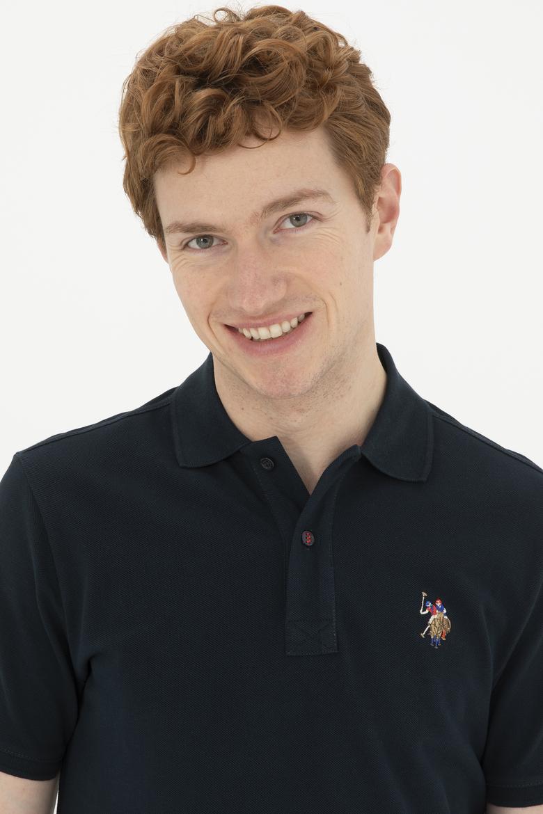 Erkek Koyu Lacivert Basic Tişört - 50267944200