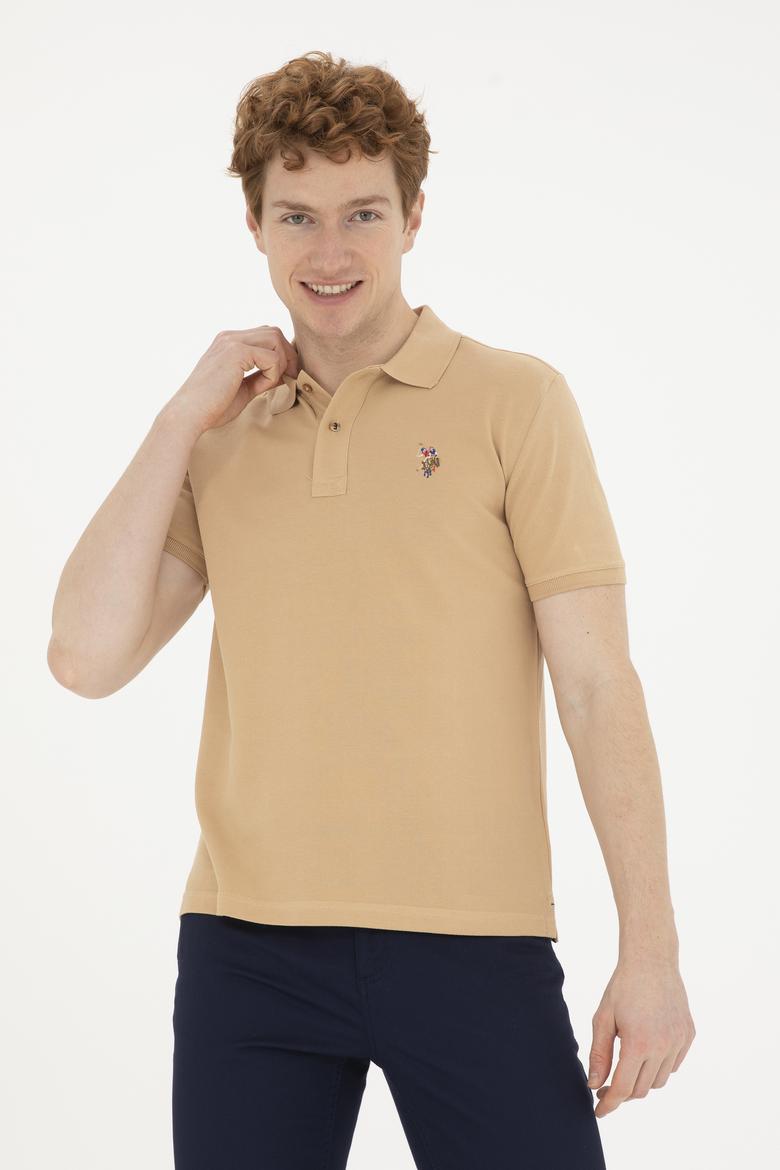 Erkek Camel Basic Tişört